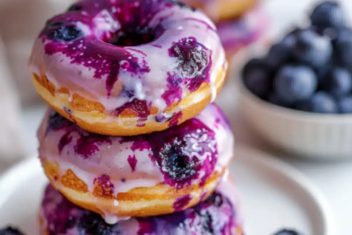 The Best Soft & Moist Gluten-Free Blueberry Donuts 1 t Gluten-Free Blueberry Donuts