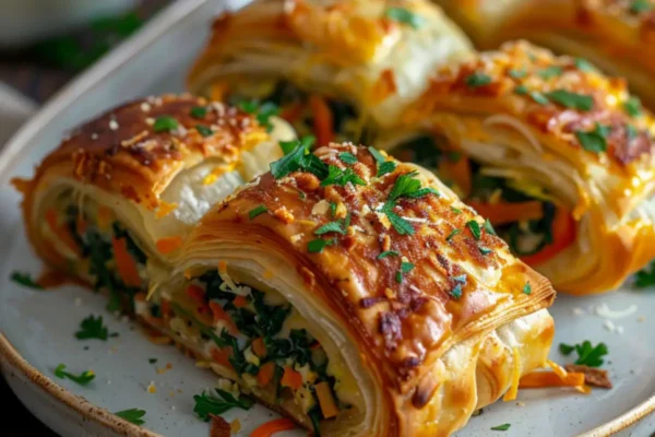 Gluten-Free Veggie Pastry Rolls Recipe