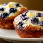 Gluten-Free Cottage Cheese Blueberry Popovers
