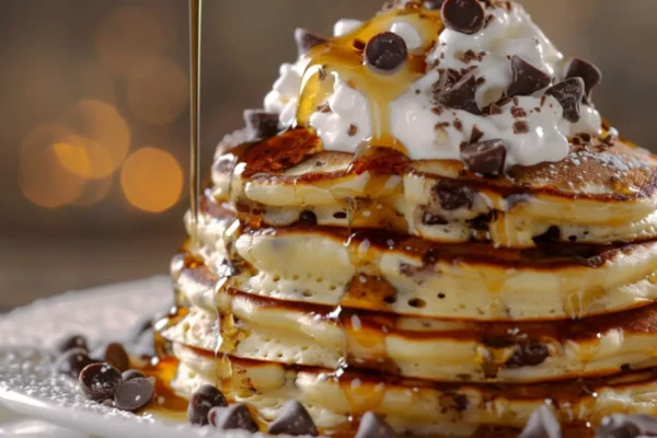 Best Fluffy Gluten-Free Chocolate Chip Pancakes Recipe