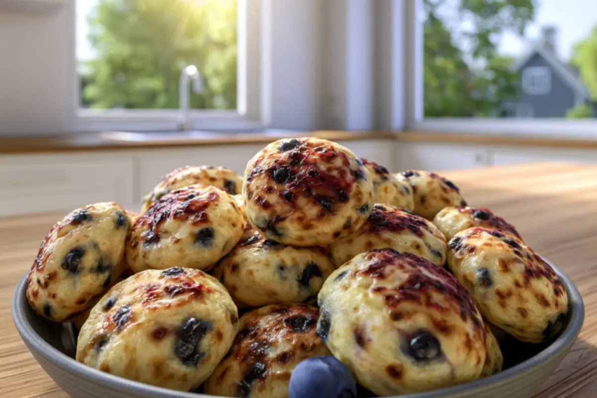 High-Protein Gluten-Free Blueberry Bites