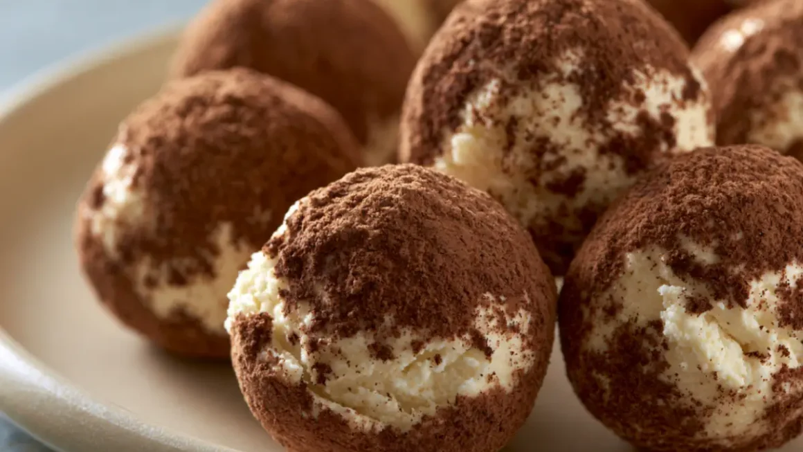 No-Bake Gluten-Free Tiramisu Balls 6 Gluten-Free Tiramisu Balls