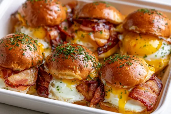 Easy Bacon Egg Breakfast Sliders